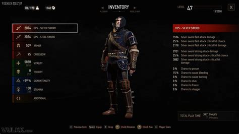 WITCHER 3 Grandmaster FELINE Gear Guide (B&W DLC Armor) - VULKK.com