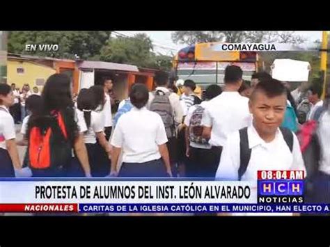 Protesta Estudiantes Del Inst Le N Alvarado Se Toman Bulevar To