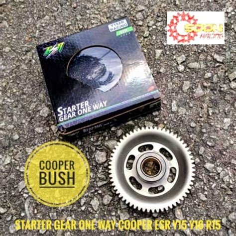 ESR Y15 Y16 R15 STARTER GEAR ONE WAY COOPER RACING RED LEO YAMAHA Y15ZR