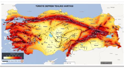 T Rk Ye Deprem R Sk Har Tasi G Ncel T Rkiyede Aktif Ka Fay Hatt