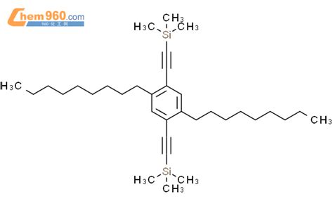 921987 52 2 Benzene 1 4 dinonyl 2 5 bis 2 trimethylsilyl ethynyl 化学式