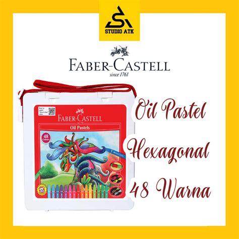 Jual Crayon Faber Castell Oil Pastel Hexagonal Warna Shopee Indonesia