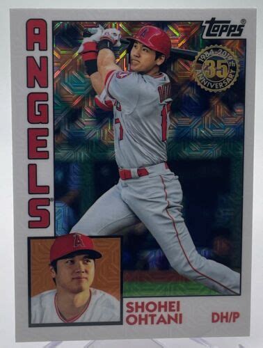 Shohei Ohtani Topps Update Silver Pack Chrome Mojo Anniversary