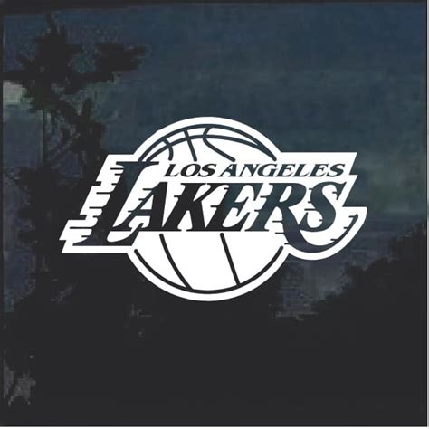 Los Angeles Lakers Nba Decal Sicker | Custom Made In the USA | Fast Shipping