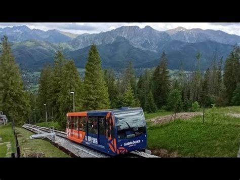 Riding the funicular rail on Gubałówka hill Zakopane Poland YouTube