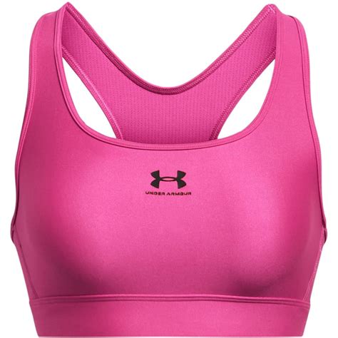 Under Armour Heatgear Mid Padless Medium Impact Sports Bras