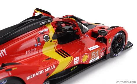 BURAGO BU16301 51 Echelle 1 18 FERRARI 499P 3 0L TURBO V6 TEAM