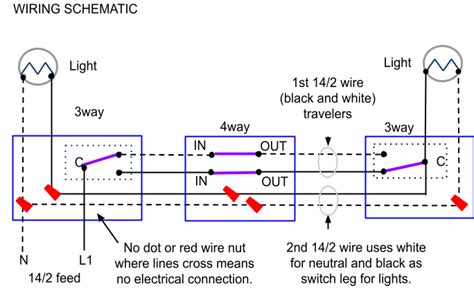 4 Way Switch Wiring Methods Electrician 101