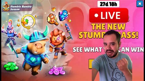 Stumble Guys Con Suscriptores Region An Stumble Rumble Pass Youtube