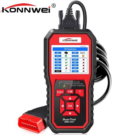 Konnwei Obd Esc Ner Automotriz Obd Esc Ner De Diagn Stico Autom Tico