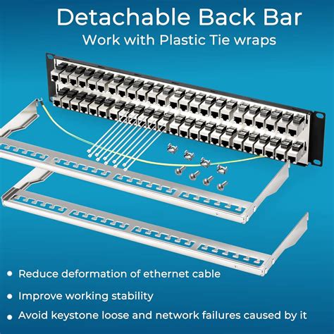 Rapink Patch Panel Port Cat A With Inline Keystone G Support