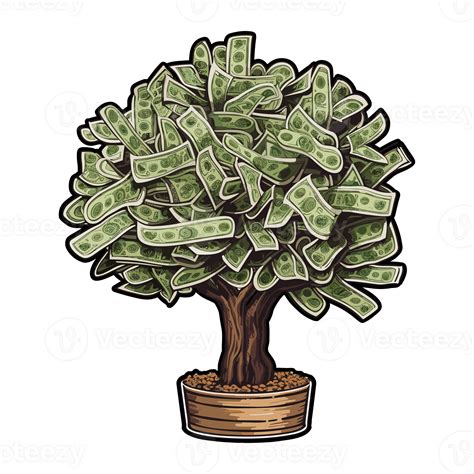 Money tree illustration, Money Finance, Money saving. 27292350 PNG