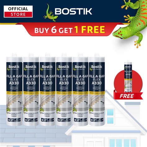 BUY 6 GET 1 FREE Bostik A330 Fill A Gap Flex Paintable Acrylic