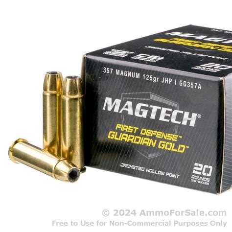 20 Rounds Of Discount 125gr Jhp 357 Mag Ammo For Sale By Magtech