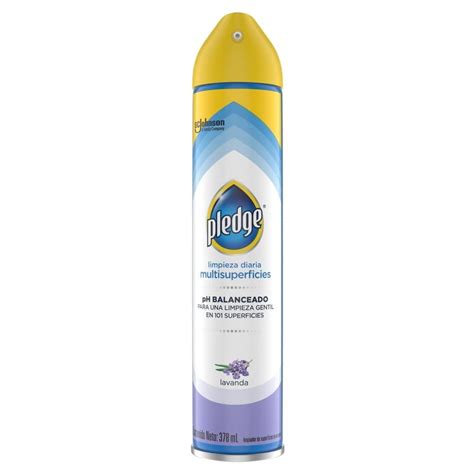 Limpiador Multisuperficies Pledge En Aerosol Sacudidor Lavanda Ml