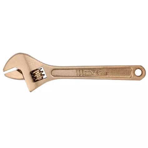 De Neers Mm Aluminium Bronze Non Sparking Adjustable Wrench Safety