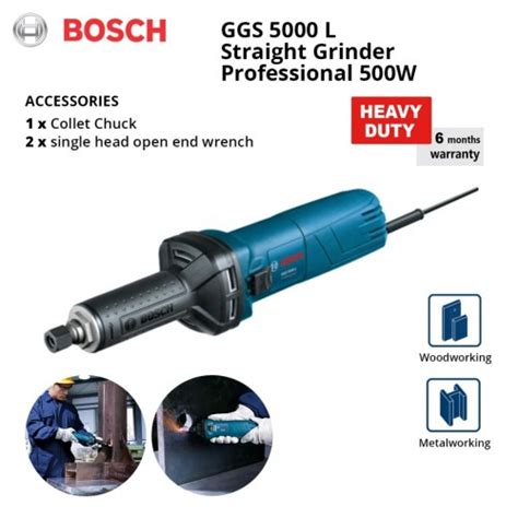 Bosch GGS 5000 L Straight Grinder Professional 500W