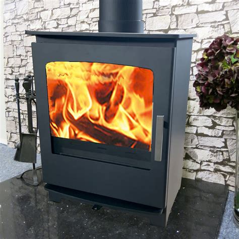 Evo Kw Contemporary Multi Fuel Wood Burning Stove Modern Stoves