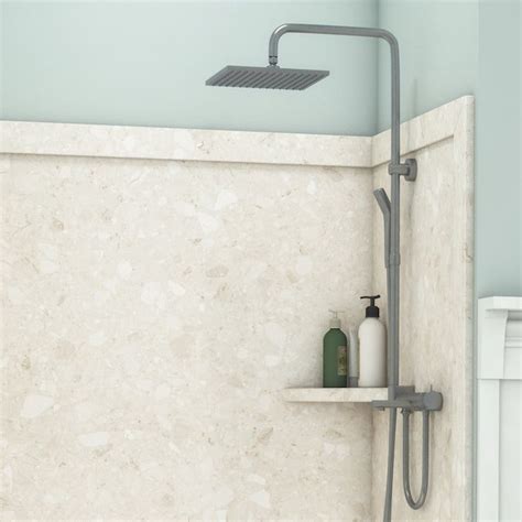 Flexstone Elegance 3 48 In W X 36 In D X 80 In H Calabria Panel Kit