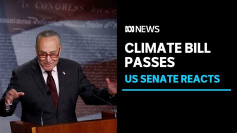 In Full Chuck Schumer Speaks After Bidens 430 Billion Climate Bill