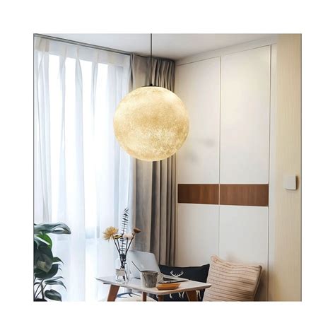 Wewoo Suspension Luminaire Lustre Lampe Suspendue De Lune De