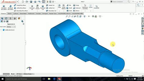 Solidworks Tutorials Design Of Eye End Knuckle Joint Assembly Part 1