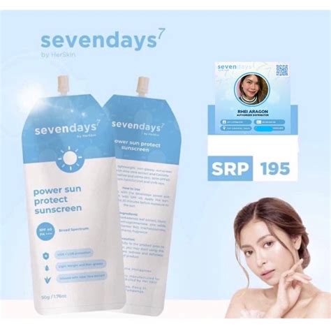 SEVENDAYS SUN PROTECT SUNSCREEN 50g Shopee Philippines