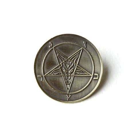 SIGIL OF BAPHOMET - LAPEL PIN · Exhumed Visions · Online Store Powered by Storenvy