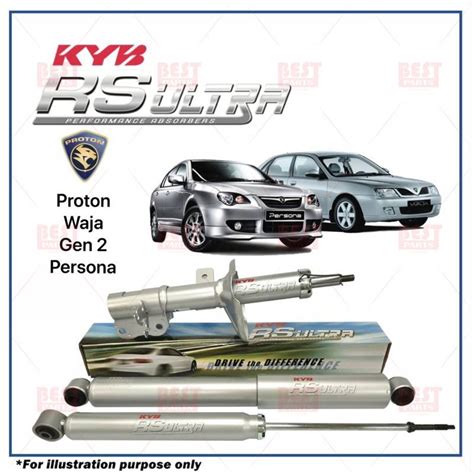 Kayaba Rs Ultra Absorber Depan Belakang Proton Waja Gen2 Persona