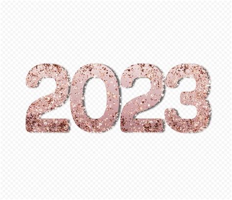 New Year Glitter Rose Gold Font Png Pxpng Images With Transparent