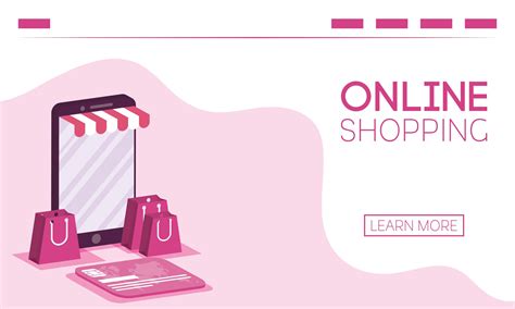 Online Shopping And E Commerce Banner 1750368 Vector Art At Vecteezy