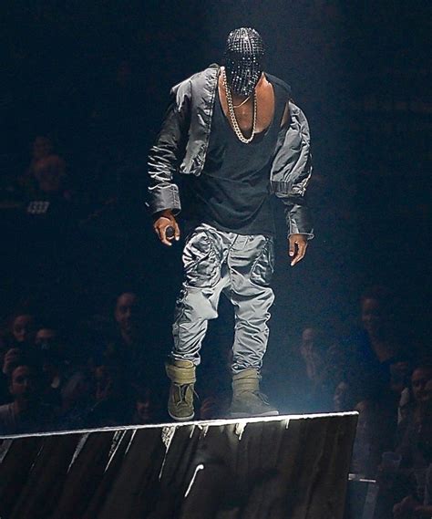 Kanye West Performs On The Yeezus Tour In New Jersey Photos Global