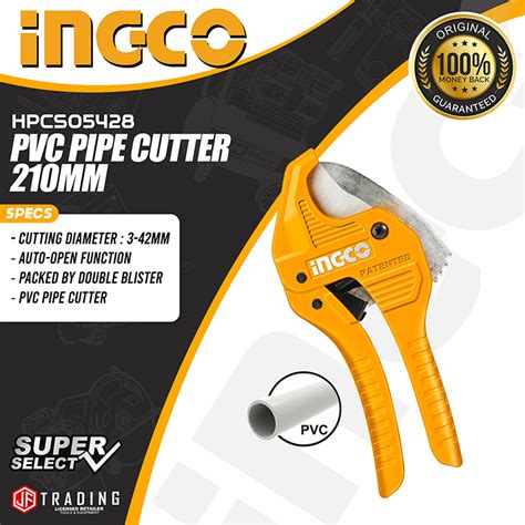 Ingco G Pvc Pipe Cutter Ss Hpcs Hd High Quality Shopee