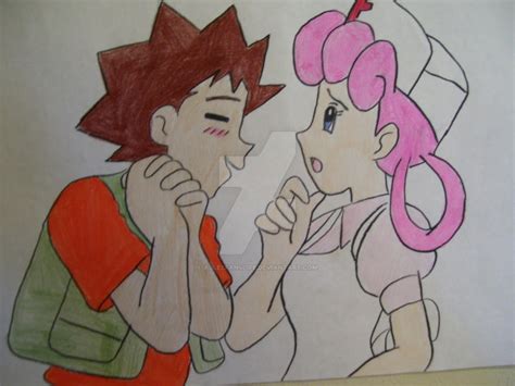 Brock And Nurse Joy By Ajleefan Life On Deviantart