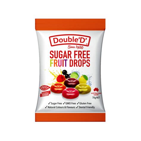 Double ‘d’ Sugar Free Lemon N Lime Drops 70g Double D