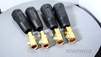 Riverweld Tig Welding Cable Panel Connector Socket Set Quick Fitting