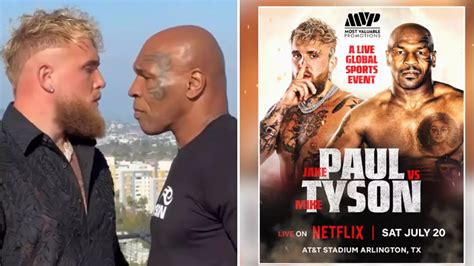 Jake Paul Mike Tyson Fight Date On Netflix Mike Tyson Jake Paul Fight