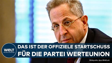 BONN Offizieller Startschuss für Werteunion Hans Georg Maaßen gründet