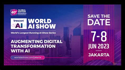 Wais Jun 2023 World Ai Show Jakarta Jakarta Indonesia Trade Show