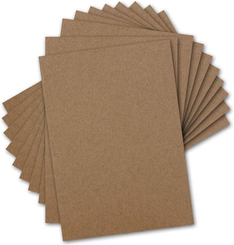 Lot De Feuilles De Papier Kraft Vintage Format A X Cm