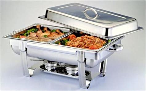 12 Size Chafer Pan 2 Pack Catering Hotel Chafing Dish Half Pans