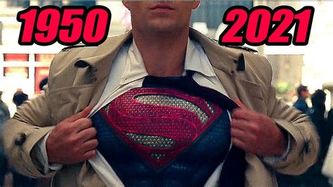 Evolution Of Clark Kent Turning Into Superman 1950 2021 Youtube