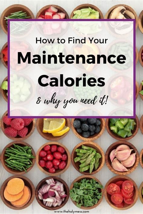 How To Find Your Maintenance Calories The Holy Mess