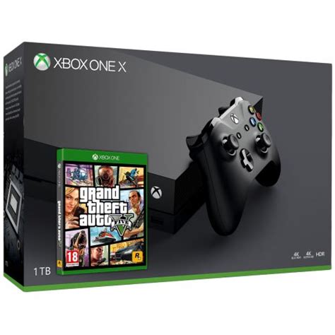 ≡ Microsoft Xbox One X 1tb Gta V русские субтитры купить в интернет магазине Up2date цены