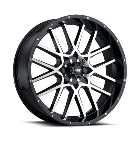 ITP Storm Series Hurricane Wheel Black Machined 20X6 5 4 156 4 2 5