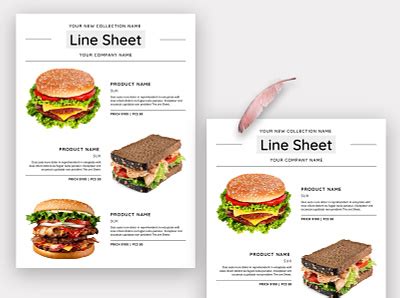 Line Sheet Design designs, themes, templates and downloadable graphic ...