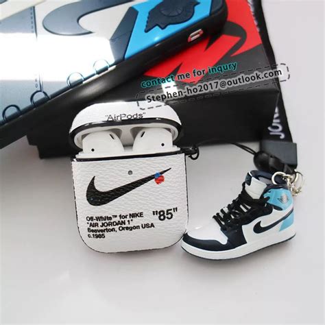 Full Set Nike Airpod Case D Jordan Shoe And Lanyard Etsy