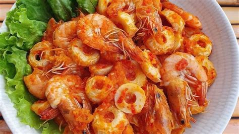 Resep Cumi Udang Pedas Bumbunya Mantul Menggoyangkan Lidah