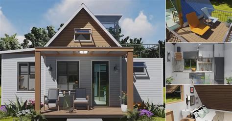 Tiny House Idea with Comfortable Loft (Floor Plan) ~ » HouseDesigns