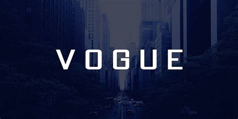 VOGUE Font